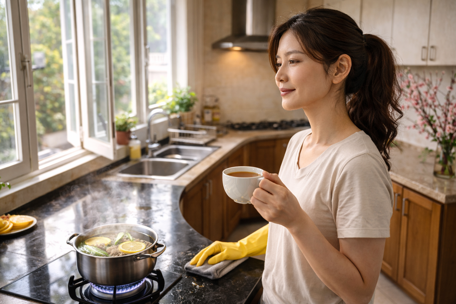 Sau mùng 3, bếp nhà tôi ám mùi đến mức mở cửa vẫn không hết - cho đến khi thử cách này - Ảnh 3.