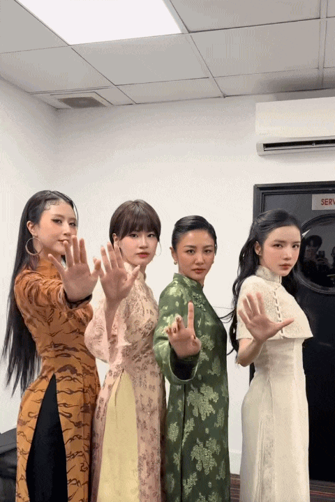 Dàn mỹ nhân đua trend Tết: Kỳ Duyên - Thiên Ân khoe visual với hit Sơn Tùng, một "chị đẹp" gây sốc khi về quê - Ảnh 3.