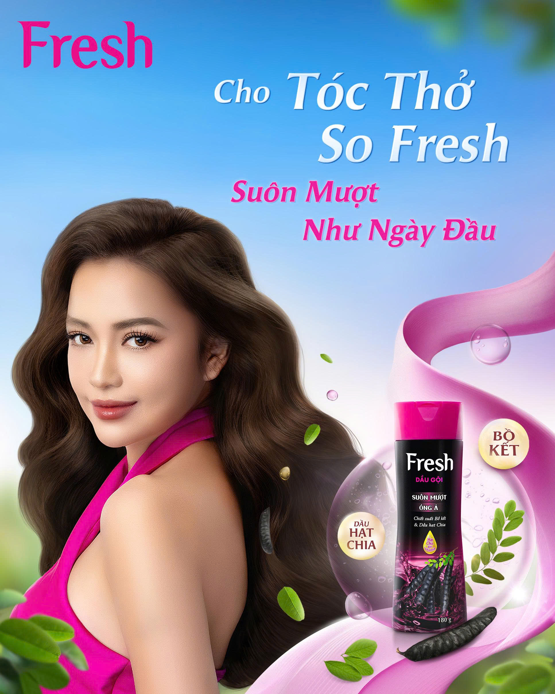 Hoa hậu Ngọc Châu bất ngờ "kết thân" với thương hiệu dầu gội gắn liền tuổi thơ bao thế hệ- Ảnh 2.