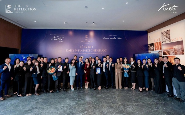 Kusto Home ký kết hợp tác phân phối dự án The Reflection West Lake- Ảnh 1.