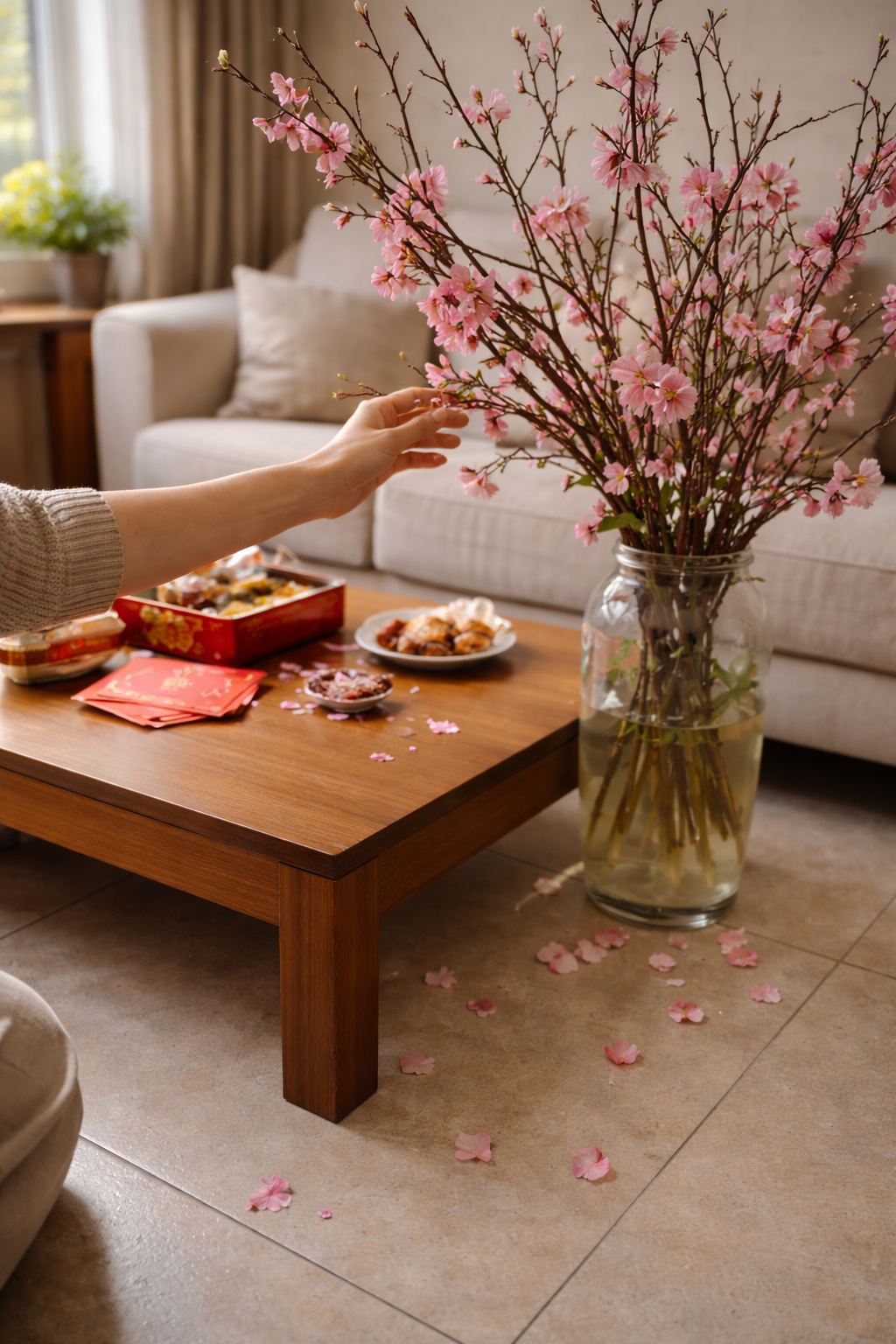 Mùng 5 Tết: Đừng để hoa đào tàn làm nhà nặng năng lượng - Ảnh 1.