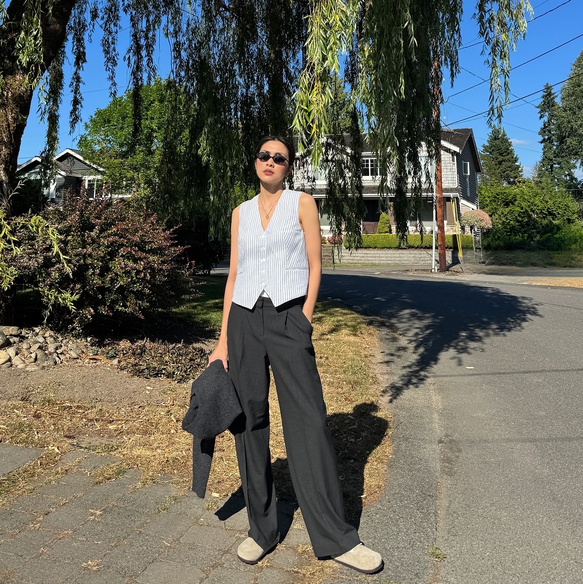 Mặc quần ống rộng sành điệu suốt bốn mùa chỉ với 5 công thức- Ảnh 6.