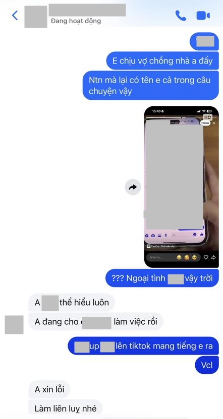 Cô gái lên tiếng khi bị nhầm là tiểu tam trong vụ trong nam TikToker lộ clip hành hung vợ  - Ảnh 4.