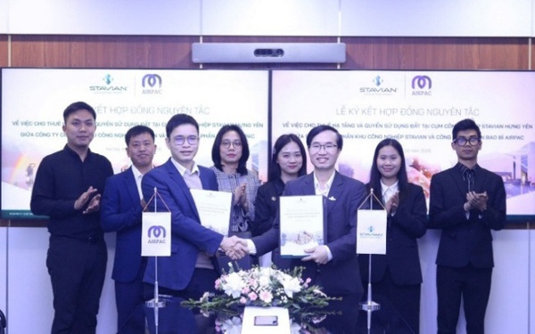 CCN Stavian Hưng Yên ký thỏa thuận thuê hạ tầng với nhiều doanh nghiệp - Ảnh 1.