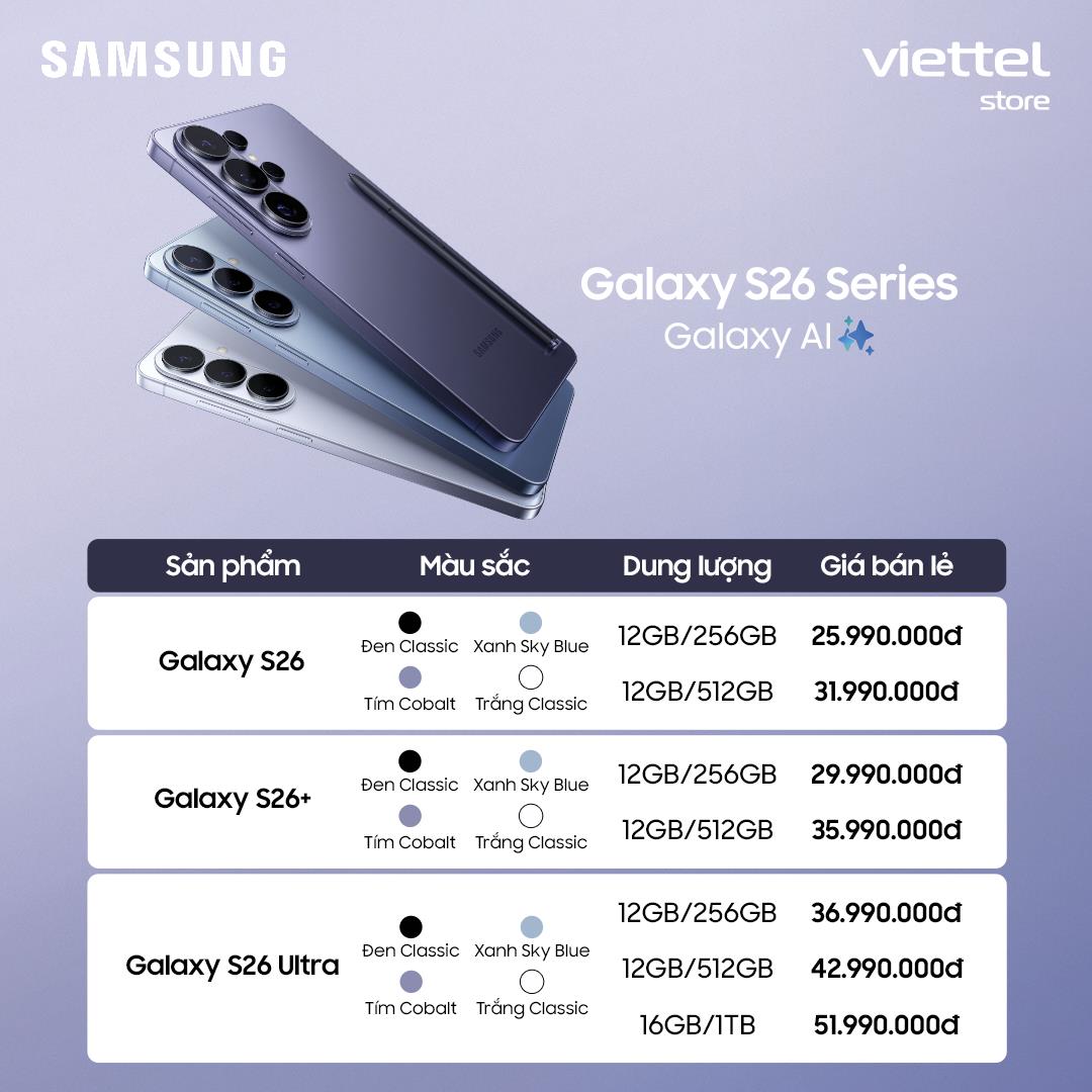 Nhận ngay 6000GB data tốc độ cao khi Đặt trước Galaxy S26 Series tại Viettel Store- Ảnh 3.