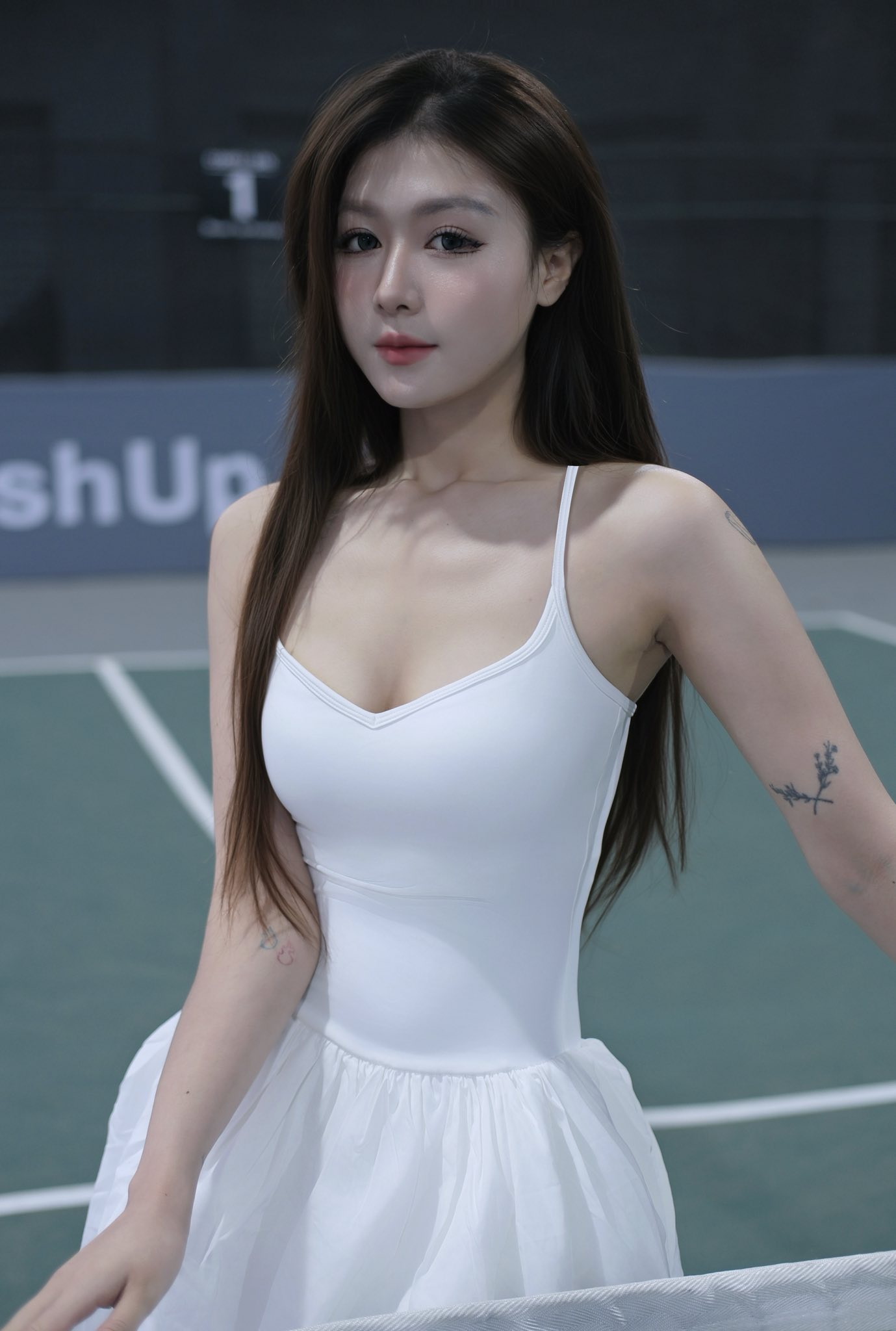 Khoe sắc trên sân Pickleball, hot girl khiến người xem "ưng mắt" từ cả nhan sắc tới thần thái- Ảnh 1.