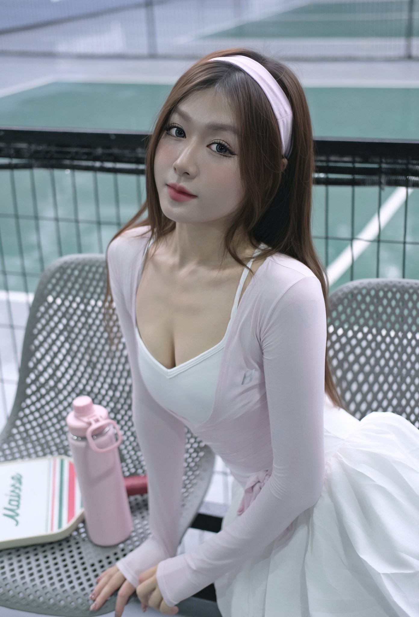 Khoe sắc trên sân Pickleball, hot girl khiến người xem "ưng mắt" từ cả nhan sắc tới thần thái- Ảnh 3.