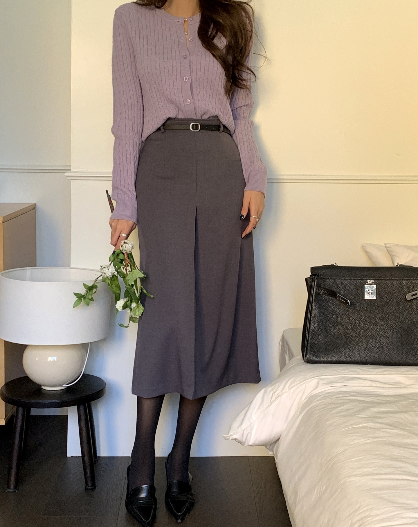 Mới đầu năm đã thấy các quý cô mặc chân váy dài tuyệt đẹp và long lanh- Ảnh 10.