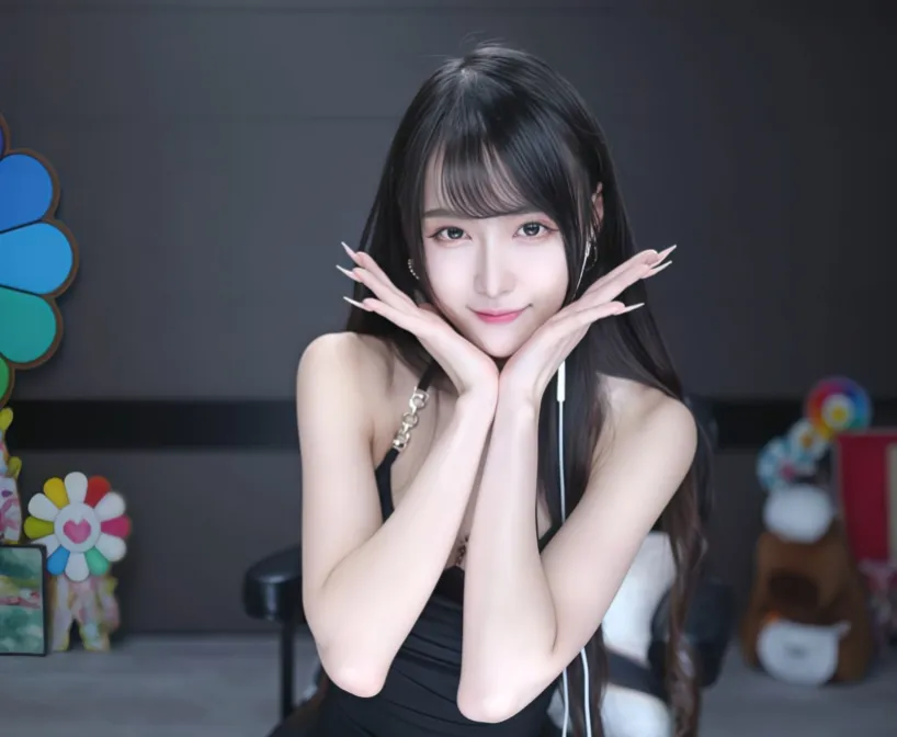 Diện váy quá ngắn, nữ streamer gợi cảm suýt thì hớ hênh trên sóng, may vẫn phản ứng kịp - Ảnh 1. Diện váy quá ngắn, nữ streamer gợi cảm suýt thì hớ hênh trên sóng, may vẫn phản ứng kịp - Ảnh 1.