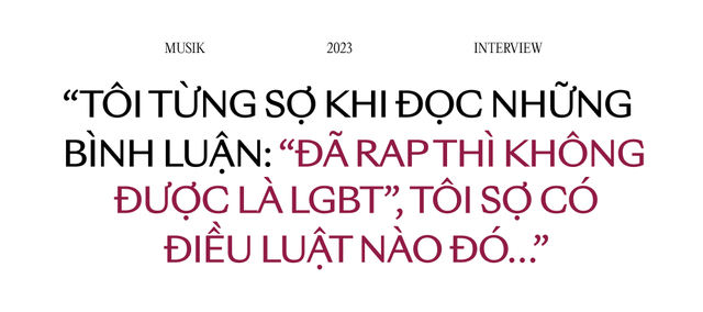 Pháp Kiều: "Tôi có đọc được những bình luận 'Đã rap là không được LGBT', nhưng đam mê thì mình cứ làm thôi!" - Ảnh 7. Pháp Kiều: "Tôi có đọc được những bình luận 'Đã rap là không được LGBT', nhưng đam mê thì mình cứ làm thôi!" - Ảnh 7.