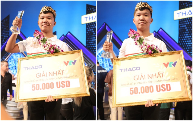 Chung kết Đường Lên Đỉnh Olympia 2023 khép lại: Gay cấn đến phút cuối cùng, thí sinh &quot;quê nem chua&quot; vô địch! - Ảnh 33.
