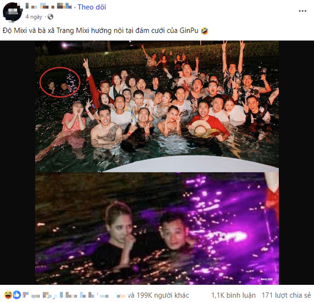 Bức hình "hướng nội" tại đám cưới đàn em của Độ Mixi "viral" không tưởng, sự thật được chính chủ khui màn- Ảnh 2.