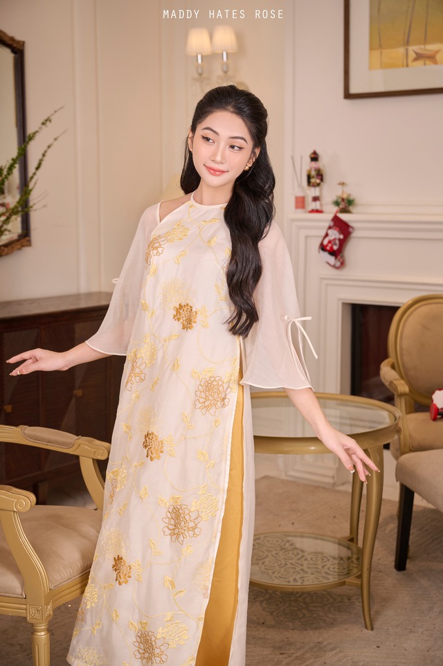 2 tháng nữa mới đến Tết Nguyên đán: Local brand Việt đua nhau trình làng 1001 mẫu áo dài đẹp mê tơi- Ảnh 7.