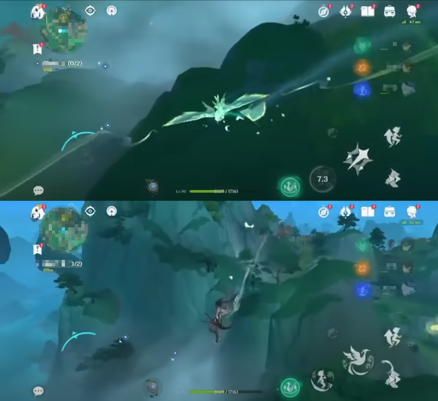"Bà Cò" lộ kỹ năng đi map "ảo diệu", người chơi Genshin khẳng định rất giống các game kiếm hiệp cũ- Ảnh 2.