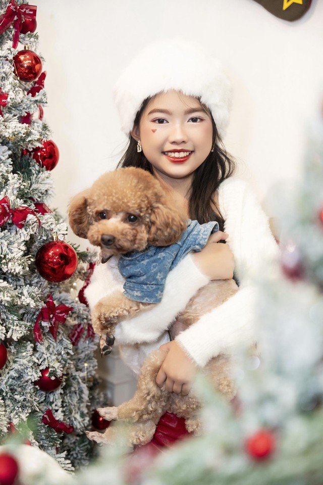 Mẫu nhí Phương Vy rạng rỡ và đáng yêu trong bộ ảnh mừng Giáng sinh- Ảnh 4.