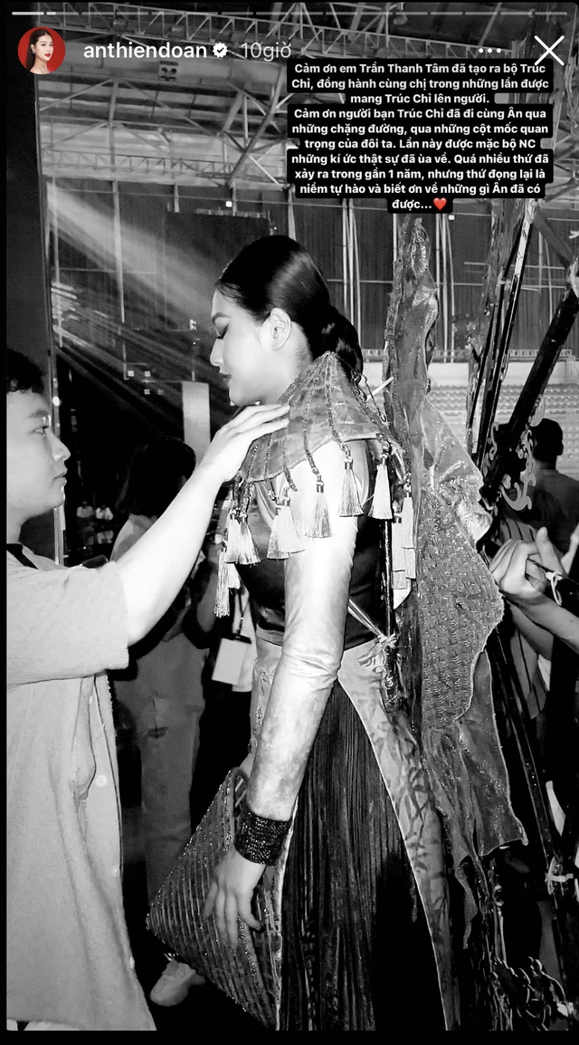 Đỗ H&agrave; lộ vết rớm m&aacute;u, Thi&ecirc;n &Acirc;n bầm t&iacute;m ở vai v&agrave; loạt mỹ nh&acirc;n gặp sự cố khi diễn Trang phục d&acirc;n tộc - Ảnh 3.