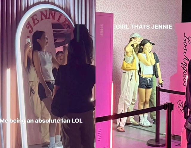 Jennie và V (BTS) lần đầu lộ diện hậu xác nhận hẹn hò, biểu cảm của 2 siêu sao thành tâm điểm - Ảnh 9.