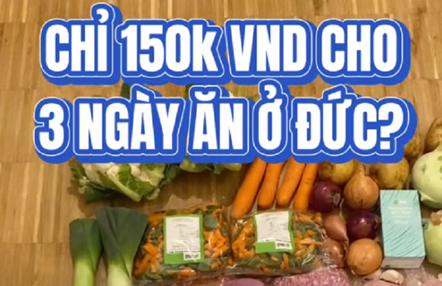 Bà mẹ Việt ở Đức gây ngỡ ngàng với tuyên bố chỉ mất 150.000VNĐ cho 3 ngày ăn, &quot;bật ngửa&quot; với lý do sau cùng - Ảnh 1.