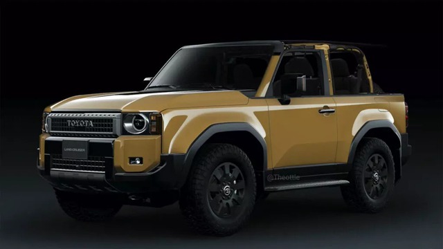 Phác họa bản mui trần off-road Toyota Land Cruiser Prado mới - Ảnh 1.