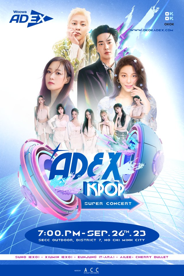 Suho, Xiumin (EXO) cùng loạt sao Kpop đình đám quy tụ tại ADEX KPOP SUPER CONCERT 2023 - Ảnh 2. Suho, Xiumin (EXO) cùng loạt sao Kpop đình đám quy tụ tại ADEX KPOP SUPER CONCERT 2023 - Ảnh 2.