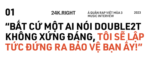 24k.Right: &quot;3 năm trước không mua nổi 1 cái bánh mì, 3 năm sau bị đồn mua giải Rap Việt, tôi xem là thành công&quot; - Ảnh 3.
