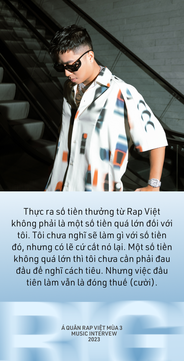 24k.Right: &quot;3 năm trước không mua nổi 1 cái bánh mì, 3 năm sau bị đồn mua giải Rap Việt, tôi xem là thành công&quot; - Ảnh 11.