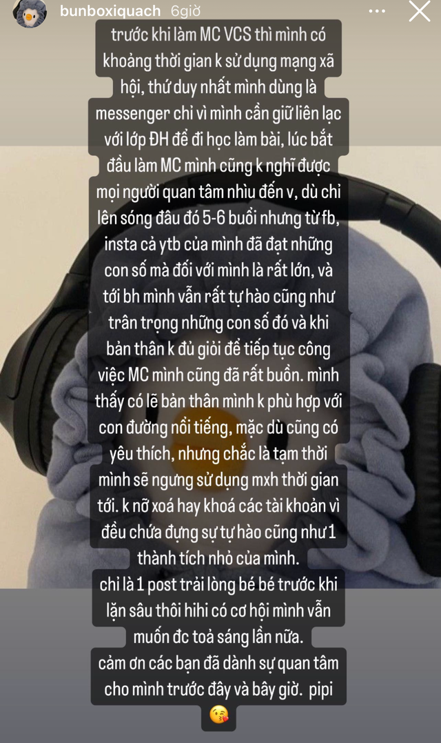 Không gặp &quot;sóng gió&quot;, một MC làng game vẫn quyết ở ẩn, chọn sống &quot;hướng nội&quot; - Ảnh 3.