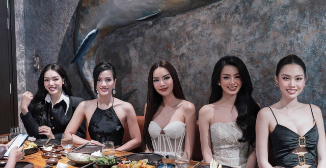 Khung ảnh bùng nổ nhan sắc của Top 5 Miss Grand Vietnam: Lê Hoàng Phương và Bùi Khánh Linh đọ sắc căng đét - Ảnh 3.