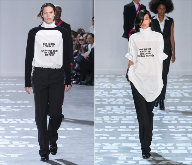 Peter Do đem thơ tiếng Việt vào trong BST ra mắt tại Helmut Lang - Ảnh 6. Peter Do đem thơ tiếng Việt vào trong BST ra mắt tại Helmut Lang - Ảnh 6.
