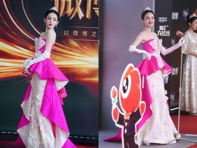 Siêu thảm đỏ Đêm hội Weibo: Na Trát thảm hoạ, Bạch Lộc lộng lẫy vẫn e dè trước dàn mỹ nhân o ép vòng 1- Ảnh 2.