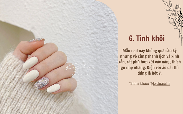 9 mẫu nail hot nhất tại các tiệm lúc này: Nàng diện Tết thì xinh sang "hết nước chấm"- Ảnh 6.