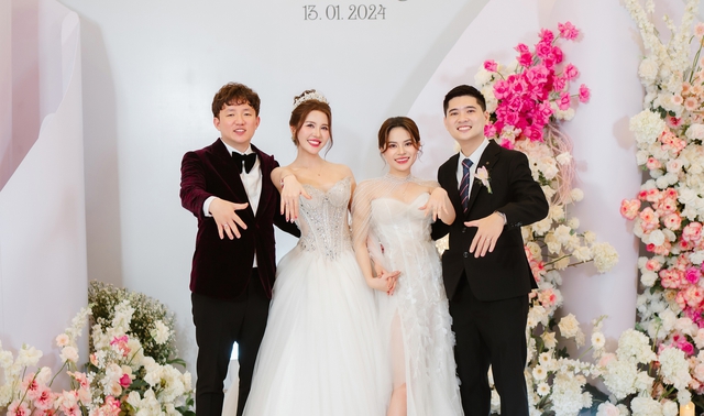 Đám cưới độc lạ của 2 cô dâu "chơi lớn" khiến khách mời nghe ý tưởng đã thấy "dị" - Ảnh 2.