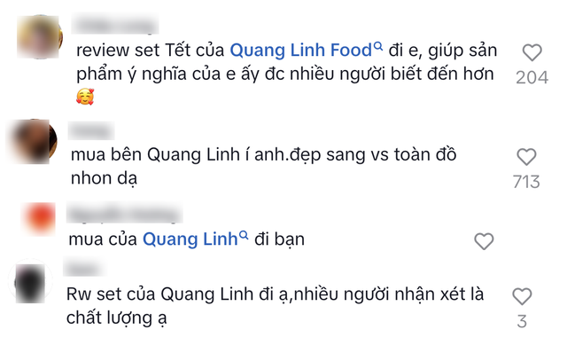 Dân mạng rủ nhau mua set quà Tết của Quang Linh Vlogs sau lùm xùm quà Tết Hồng Phượng, Quỳnh Quỳnh- Ảnh 3.