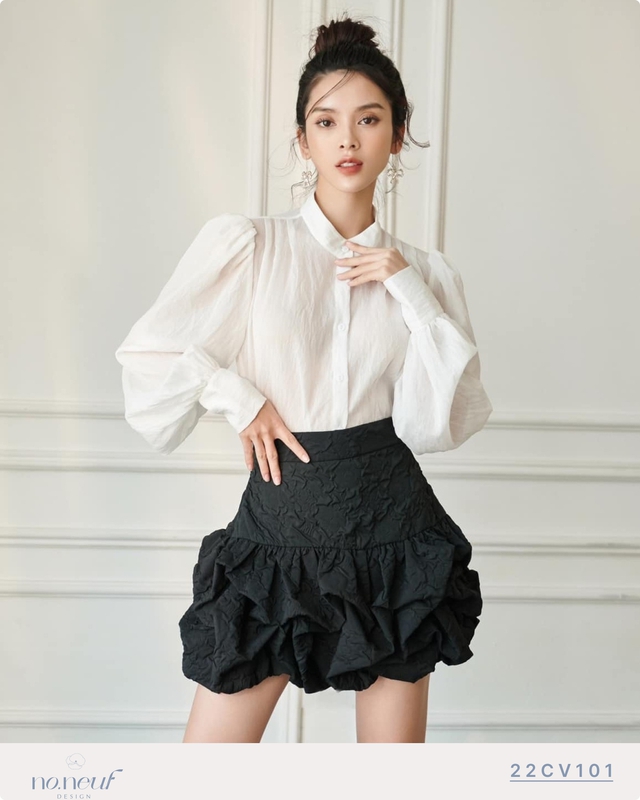 Mặc đẹp như nàng tổng tài Kim Yoo Jung với 10 mẫu áo blouse trắng siêu xinh diện Tết- Ảnh 10.
