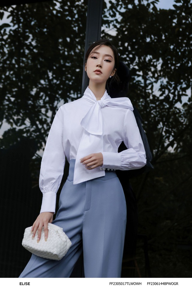 Mặc đẹp như nàng tổng tài Kim Yoo Jung với 10 mẫu áo blouse trắng siêu xinh diện Tết- Ảnh 6.