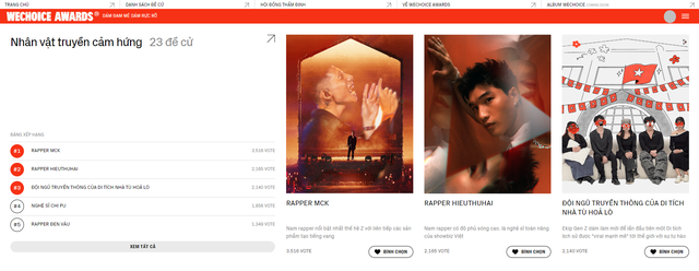 Cổng bình chọn WeChoice Awards 2023 chính thức mở: Đây là cách để bạn vote cho điều rực rỡ của mình!- Ảnh 1.