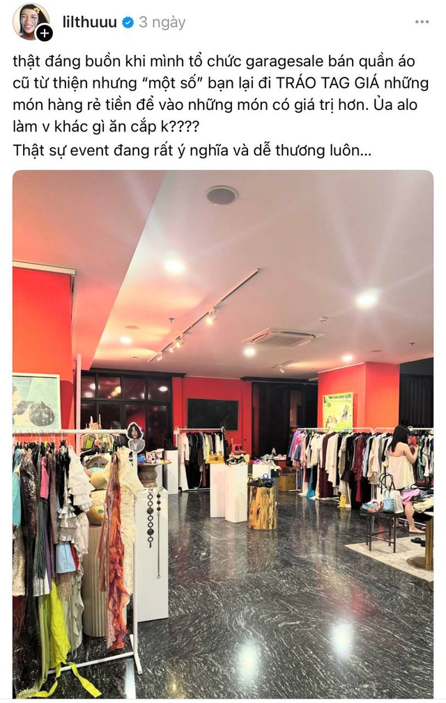 Tiểu thư Lilthu hoảng hồn vì Garage Sale lại bị tráo tag- Ảnh 1.