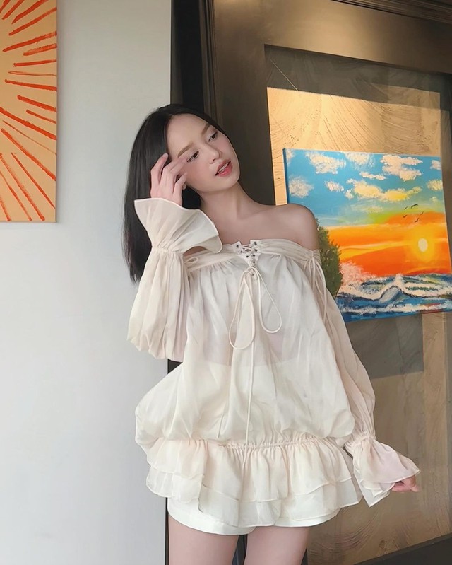 Váy áo local brand Việt "chuốc say" Miss International 2024 Thanh Thuỷ- Ảnh 4. Váy áo local brand Việt "chuốc say" Miss International 2024 Thanh Thuỷ- Ảnh 4.