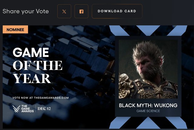 Lý do Black Myth: Wukong lọt đề cử Game of the Year nhưng "bít cửa" thắng giải- Ảnh 3. Lý do Black Myth: Wukong lọt đề cử Game of the Year nhưng "bít cửa" thắng giải- Ảnh 3.