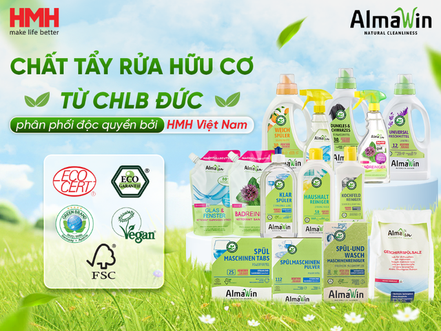 Chất làm sạch hữu cơ Almawin được khuyên dùng cho thiết bị nhà bếp để bảo vệ sức khỏe gia đình- Ảnh 1.