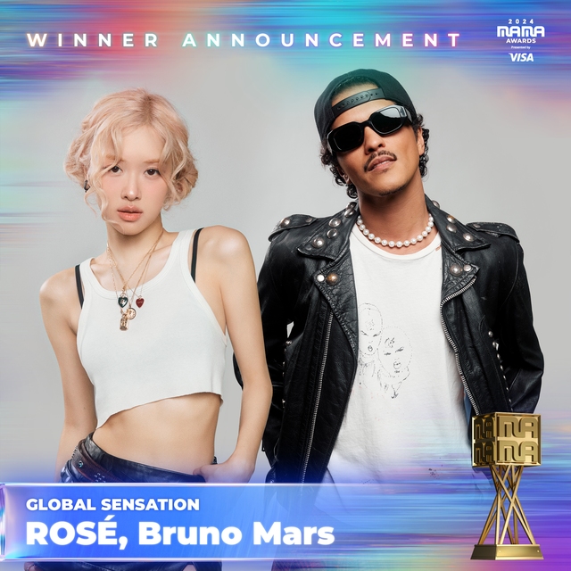 Tổng kết MAMA 2024: aespa -  SEVENTEEN bội thu, dàn siêu sao G-Dragon, Rosé và Bruno Mars hoan hỉ gặt giải- Ảnh 9.