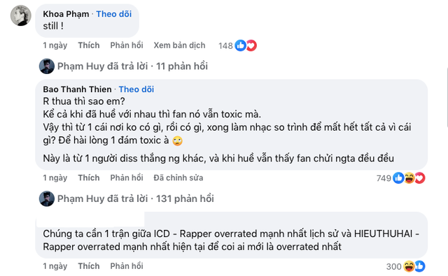HIEUTHUHAI "khơi mào" cuộc chiến: Thầy trò Karik - GDUCKY lên tiếng, B Ray phản bác Quán quân King of Rap cực gắt- Ảnh 6.
