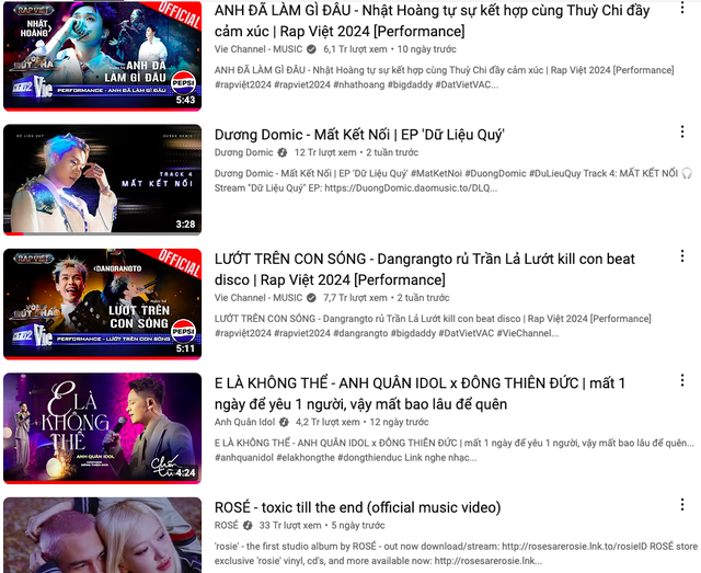 Thành viên hát hay nhất BLACKPINK không thể “đu đỉnh” top trending, bị cản đường bởi cuộc đổ bộ của các nam nghệ sĩ Vpop- Ảnh 1.