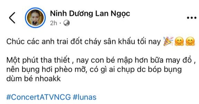 Ninh Dương Lan Ngọc sợ lộ “bụng mỡ” khi diễn cùng LUNAS tại concert Anh Trai Chong Gai và đây là sự thật- Ảnh 3.