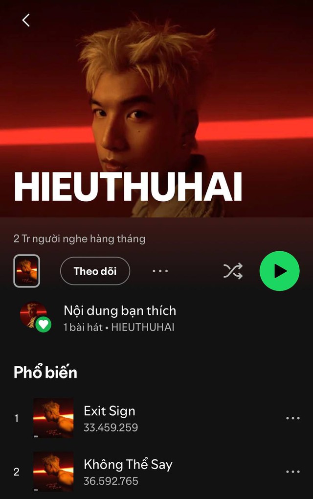 HIEUTHUHAI khoe thành tích mới cực khủng nhưng "hớ miệng" gây hiểu lầm, vội giải thích tránh drama- Ảnh 1. HIEUTHUHAI khoe thành tích mới cực khủng nhưng "hớ miệng" gây hiểu lầm, vội giải thích tránh drama- Ảnh 1.