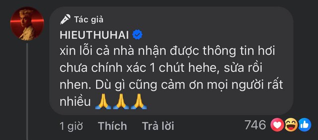 HIEUTHUHAI khoe thành tích mới cực khủng nhưng "hớ miệng" gây hiểu lầm, vội giải thích tránh drama- Ảnh 6. HIEUTHUHAI khoe thành tích mới cực khủng nhưng "hớ miệng" gây hiểu lầm, vội giải thích tránh drama- Ảnh 6.