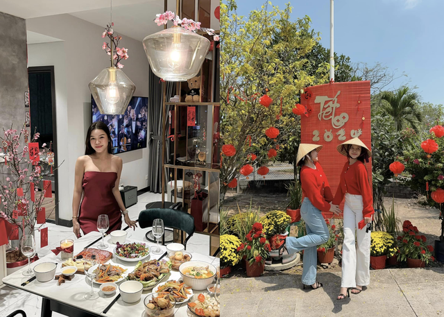 Tết của hội WAGs Việt: Hải My lúc áo dài, khi áo phao, Chu Thanh Huyền diện đồ 20 triệu mà "vẫn thấy tức"- Ảnh 10.