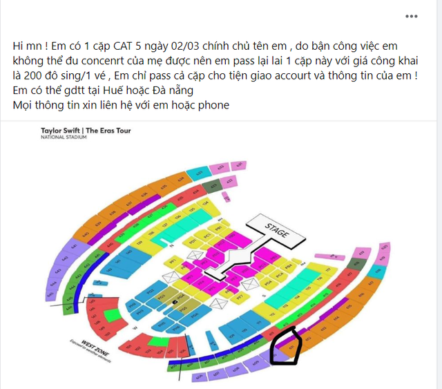 Tình hình The Eras Tour của Taylor Swift tại Singapore: Khán giả ồ ạt pass vé, fan Việt nên đề cao cảnh giác!- Ảnh 2.