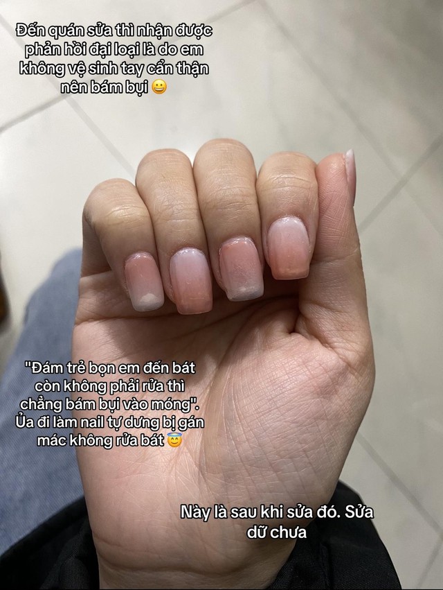 Làm móng ăn Tết mà gặp đúng tiệm nail không có tâm, cô gái ngậm ngùi tự hóa giải “kiếp nạn'' bằng cách này- Ảnh 4.
