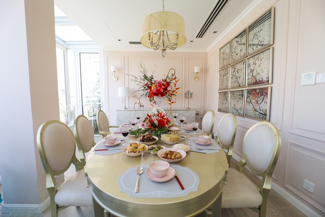 CEO Hannah Olala hưởng Tết trong penthouse triệu đô: Cỗ bàn thịnh soạn nhưng nữ chủ nhân không đổ một giọt mồ hôi- Ảnh 7.